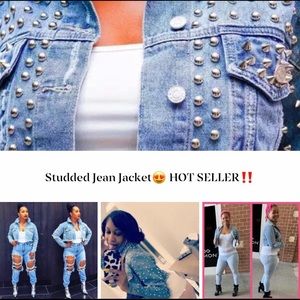 Studded Jean jacket